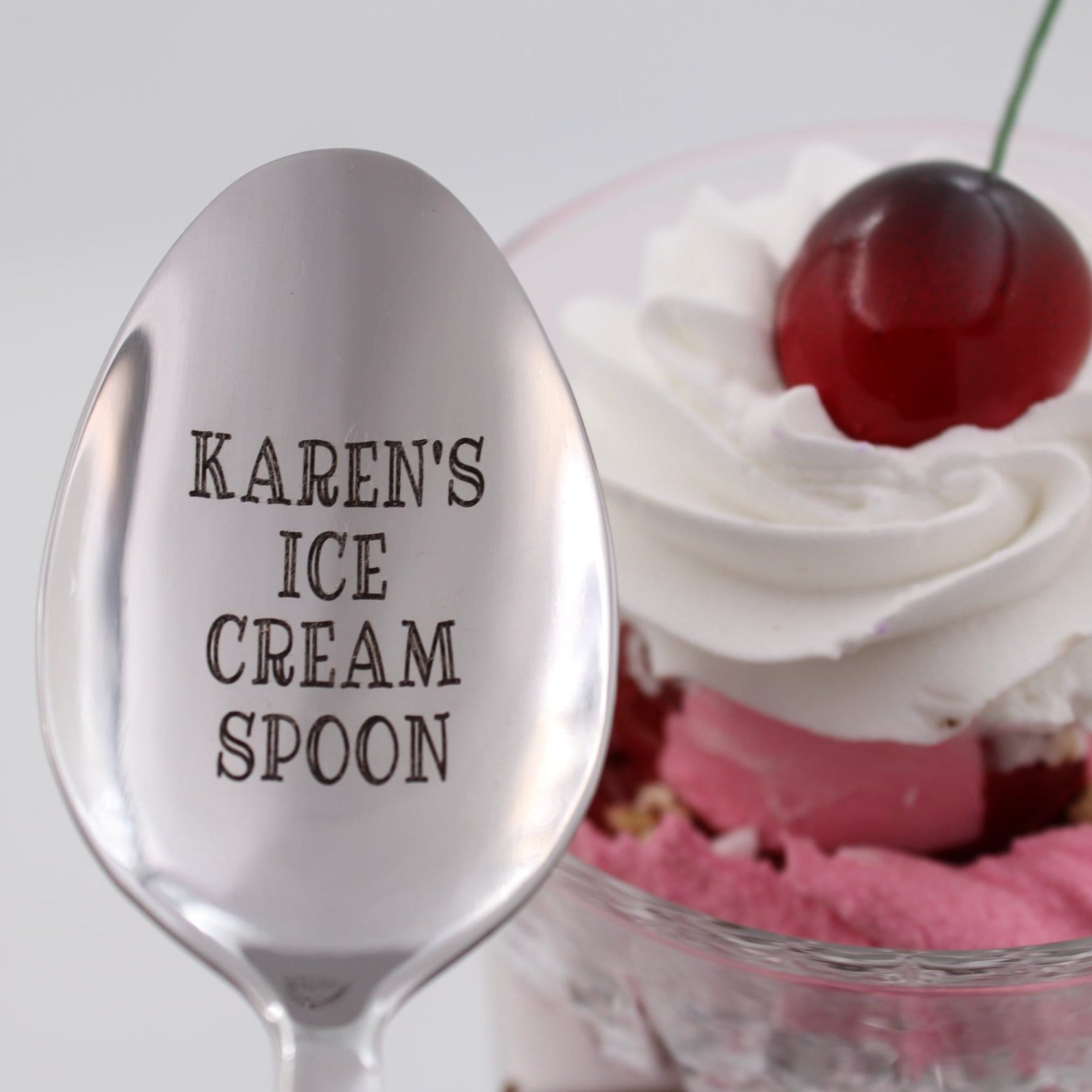 Custom Ice Cream Scoop Engraved Ice Cream Scoop Personalized Ice Cream  Scoop Engraved Ice Cream Spoon Helado Spoon Kitchen Gadget 