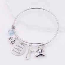 Load image into Gallery viewer, A Dream Is A Wish Your Hear Makes - Maid to Princess - Cinderella Bangle Bracelet
