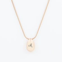 Load image into Gallery viewer, Rose Gold Teardrop Necklace Urn Pendant Cremation Necklace
