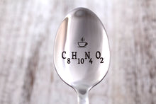 Load image into Gallery viewer, Caffeine Molecule Spoon Gift C8 H10 N4 O2
