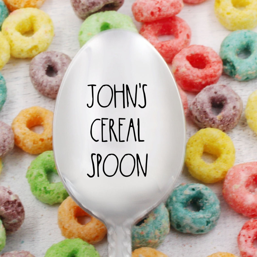 Custom Name Cereal Spoon