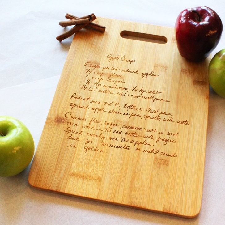 Mom's or Grandma's Recipe Cutting Board