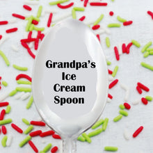 Load image into Gallery viewer, Custom Name Ice Cream Spoon - Bold Print
