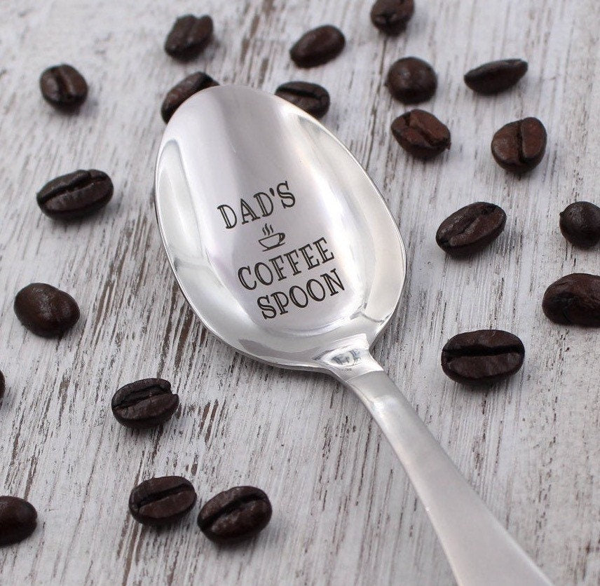 Dad's Coffee Spoon Gift, Fathers Day Gift, Gift for dad